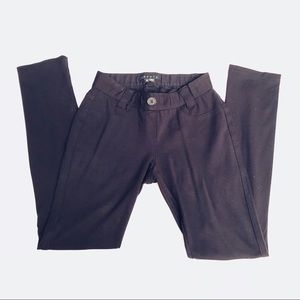 Theory black stretch pants